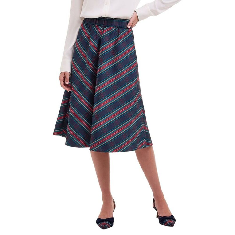 Draper James Womens  Taffeta Midi Skirt